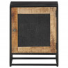 Szafka nocna, 40x30x50 cm, surowe drewno mango