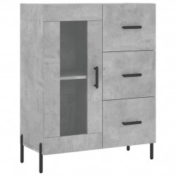 Szafka, szarość betonu, 69,5x34x90 cm, materiał drewnopochodny