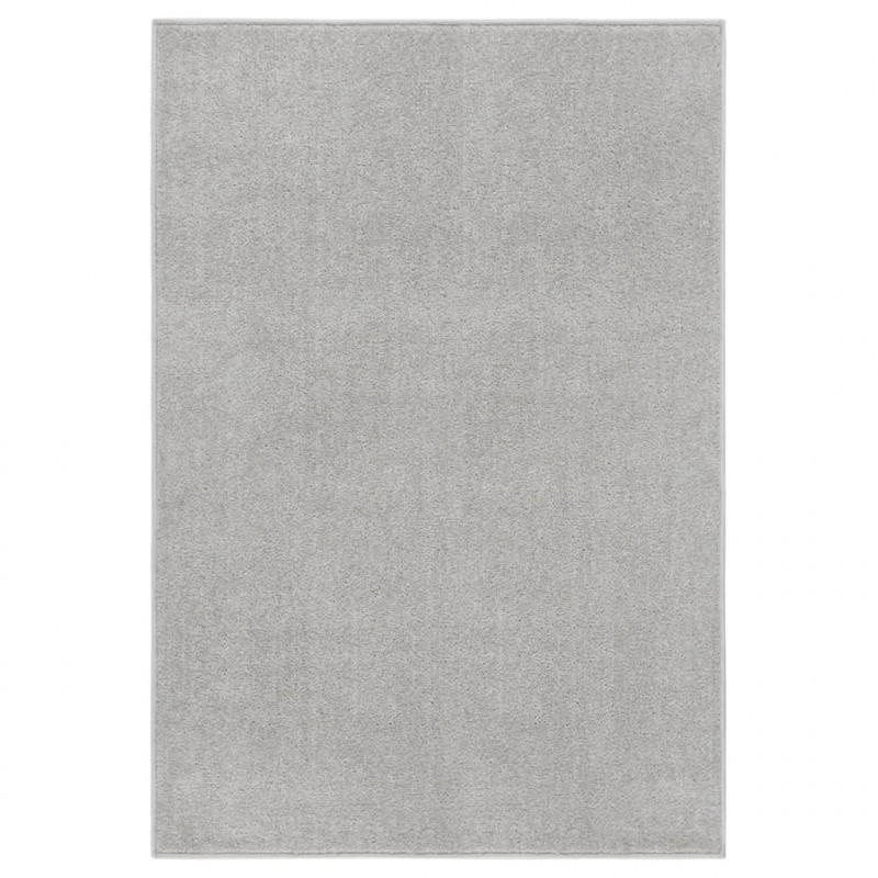 Dywan z krótkim runem, 160 x 230 cm, jasnoszary