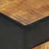 Szafka nocna, 40x40x35 cm, surowe drewno mango