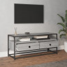 Szafka pod TV, szary dąb sonoma, 100x35x45 cm