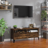 Szafka pod TV, przydymiony dąb, 100x34,5x44,5 cm