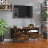 Szafka pod TV, przydymiony dąb, 100x34,5x44,5 cm
