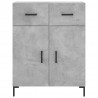 Szafka, szarość betonu, 69,5x34x90 cm, materiał drewnopochodny