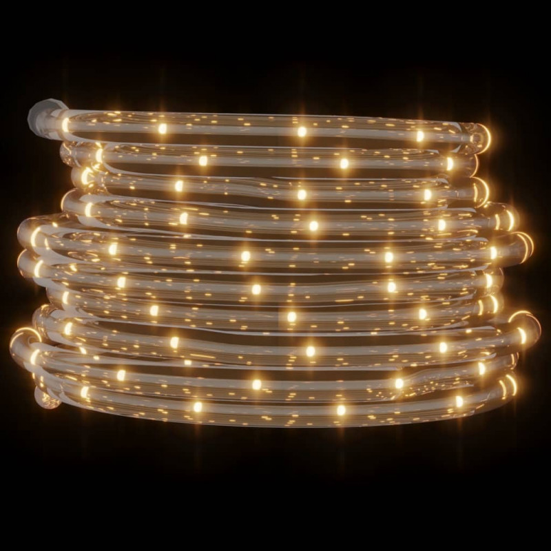 Wąż świetlny, 240 LED, ciepła biel, 10 m, PVC