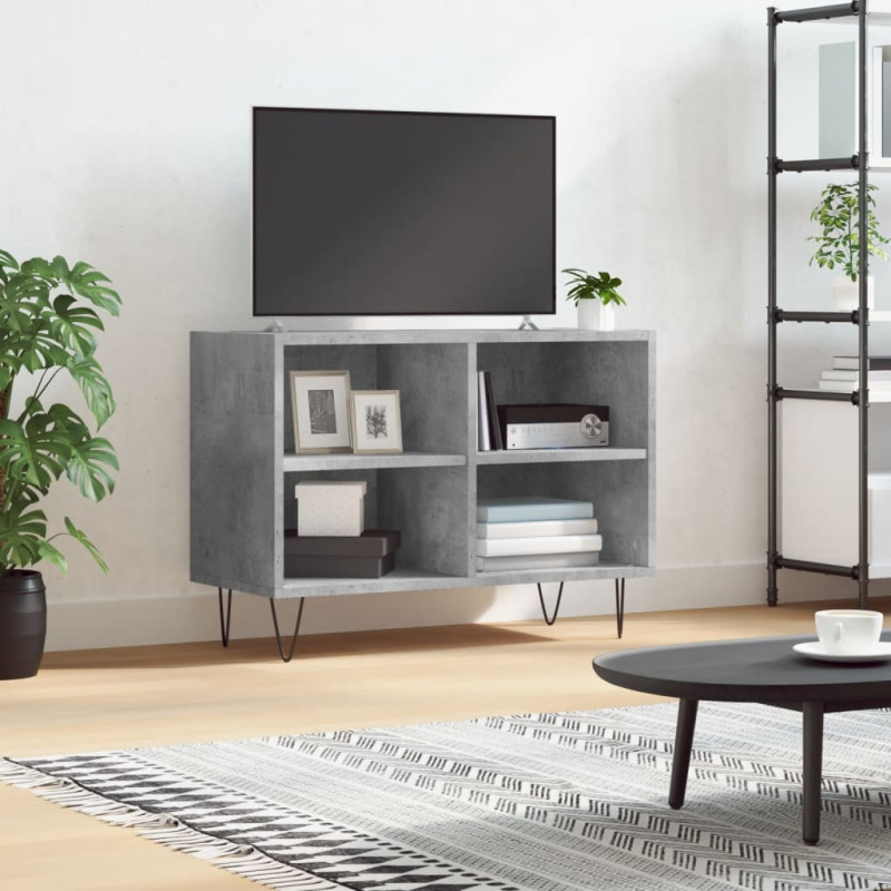 Szafka pod TV, szarość betonu, 69,5x30x50 cm
