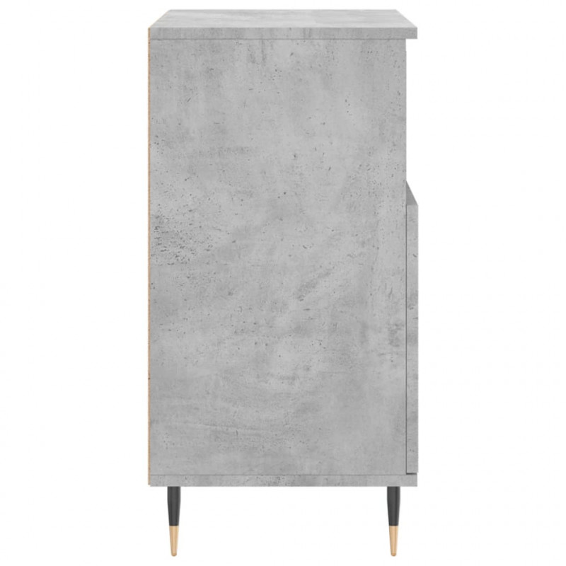 Komoda, szarość betonu, 60x35x70 cm, materiał drewnopochodny