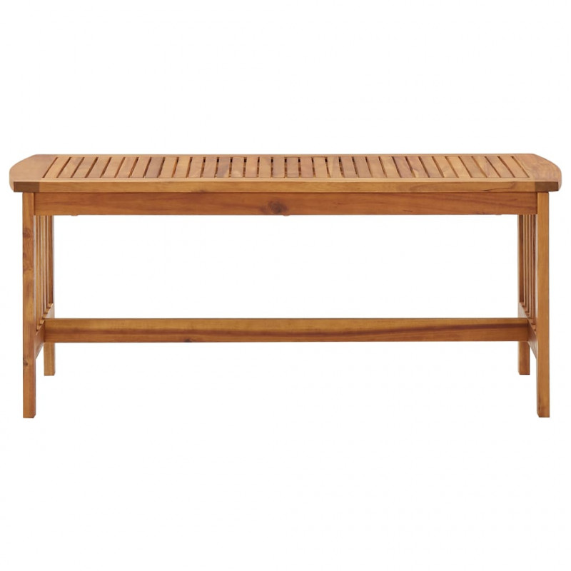 Stolik kawowy, 102x50x43 cm, lite drewno akacjowe