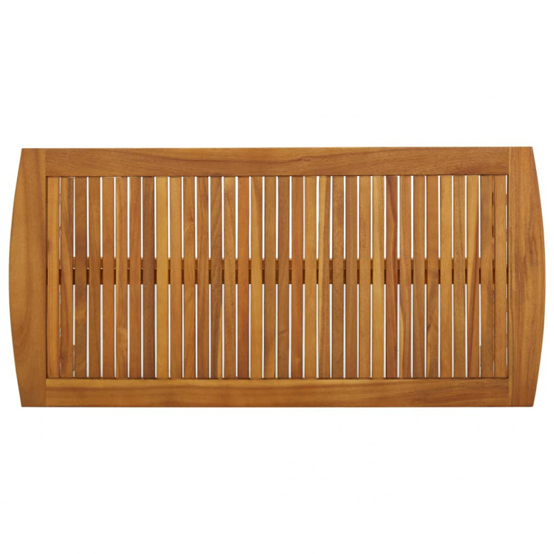 Stolik kawowy, 102x50x43 cm, lite drewno akacjowe