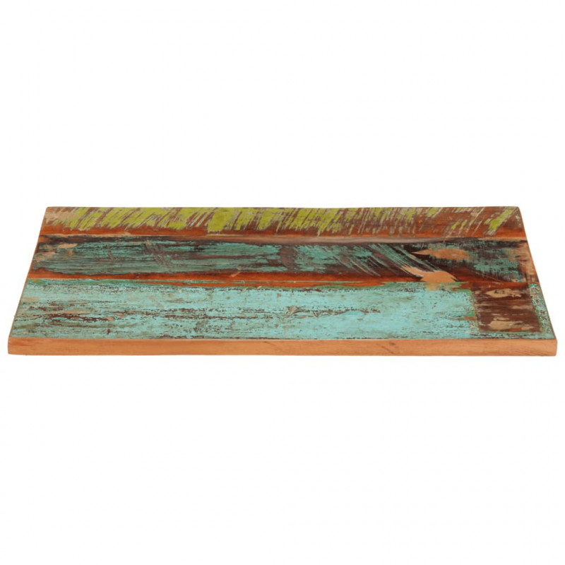 Prostokątny blat stołu 60x80 cm 25-27 mm, lite drewno z odzysku