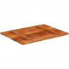 Prostokątny blat stołu 60x80 cm 25-27 mm, lite drewno z odzysku
