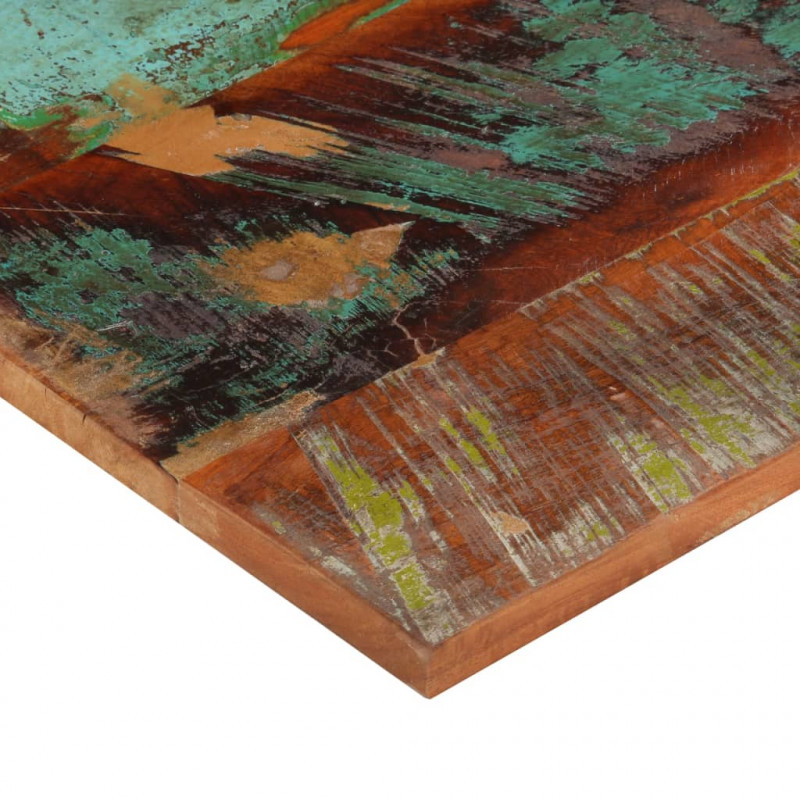 Prostokątny blat stołu 60x80 cm 25-27 mm, lite drewno z odzysku