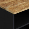 Szafka RTV, 80x33x46 cm, mango i materiał drewnopochodny