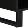 Szafka RTV, 80x33x46 cm, mango i materiał drewnopochodny