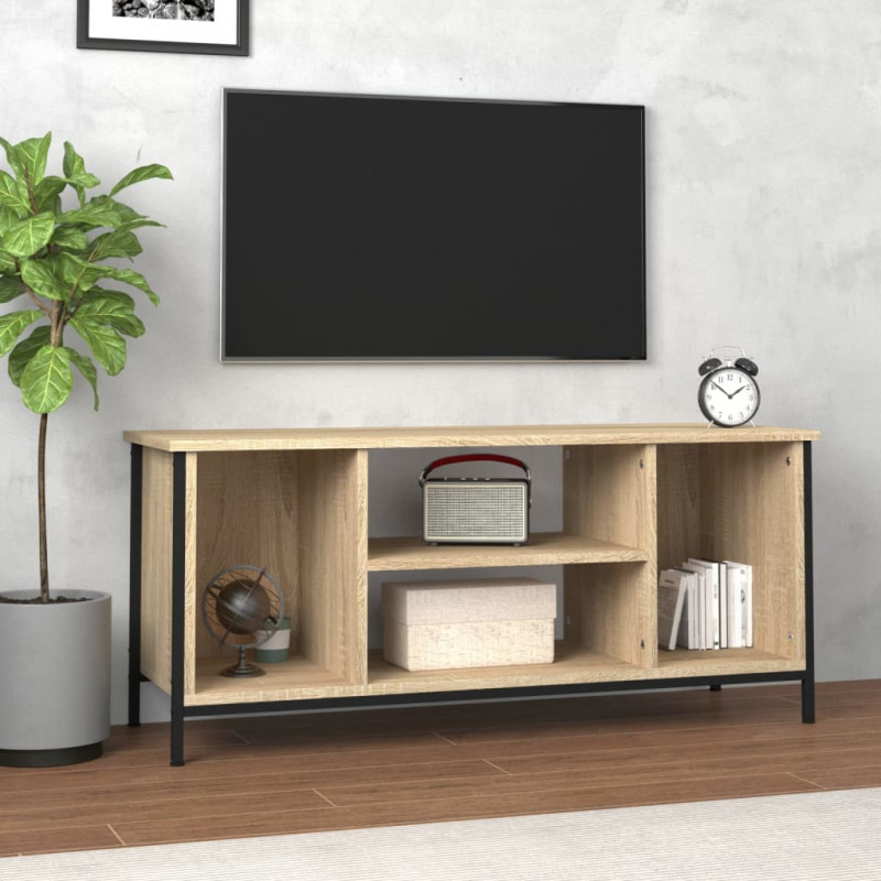 Szafka pod TV, dąb sonoma, 102x35x45 cm materiał drewnopochodny