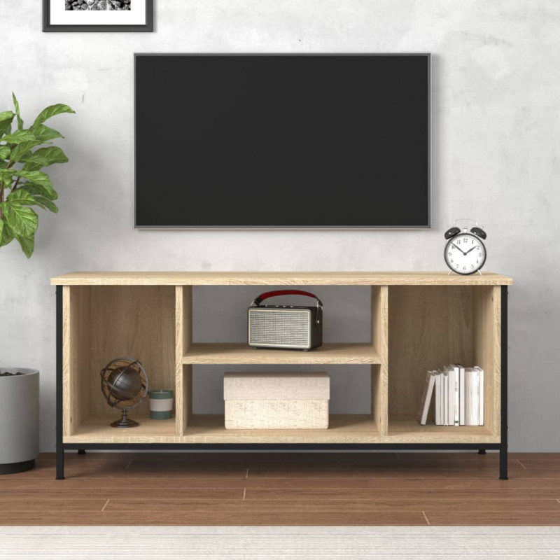 Szafka pod TV, dąb sonoma, 102x35x45 cm materiał drewnopochodny
