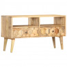 Szafka pod TV, 90x30x50 cm, lite drewno mango