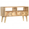 Szafka pod TV, 90x30x50 cm, lite drewno mango