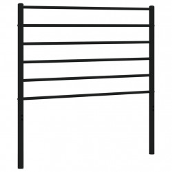 Metalowe wezgłowie, czarne, 100 cm