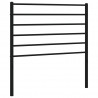 Metalowe wezgłowie, czarne, 100 cm