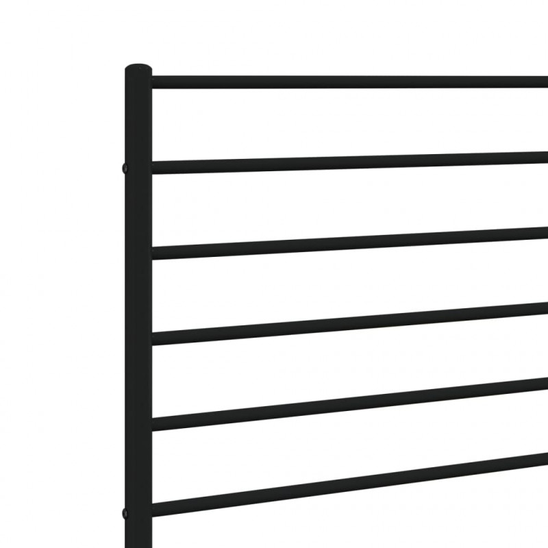 Metalowe wezgłowie, czarne, 100 cm