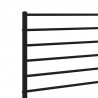 Metalowe wezgłowie, czarne, 100 cm