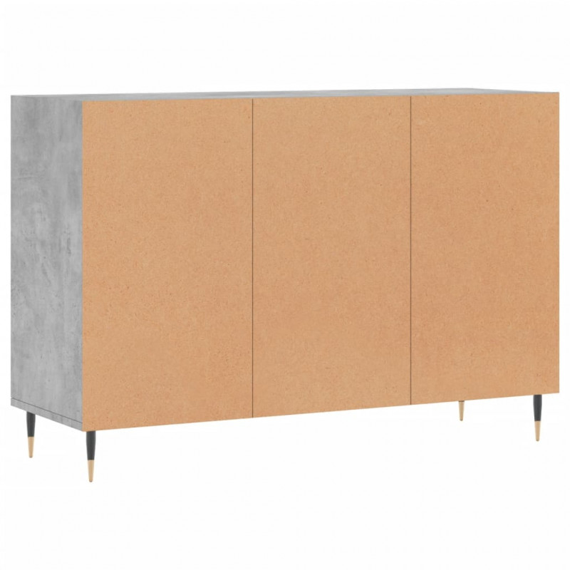 Szafka, szarość betonu, 103,5x35x70 cm, materiał drewnopochodny
