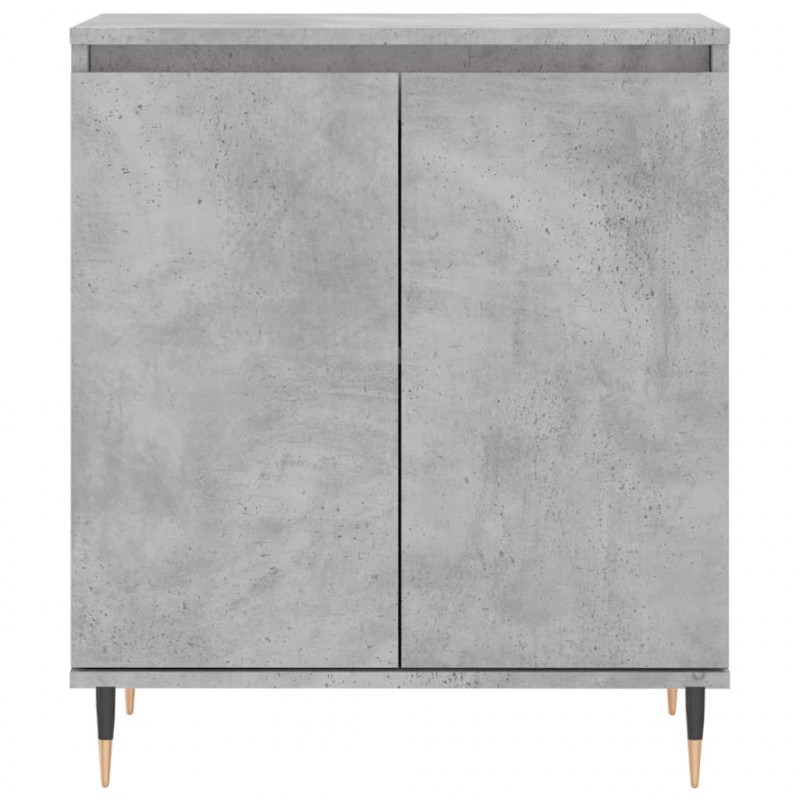 Komoda, szarość betonu, 60x35x70 cm, materiał drewnopochodny