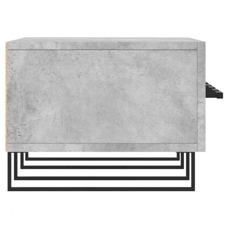 Szafka pod telewizor, szarość betonu, 150x36x30 cm