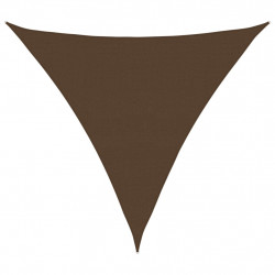 Żagiel przeciwsłoneczny, 160 g/m², brązowy, 5x5x5 m, HDPE