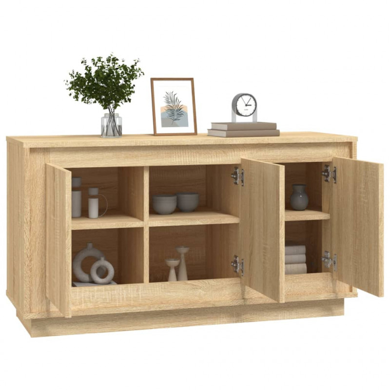 Szafka, dąb sonoma, 102x35x55 cm, materiał drewnopochodny