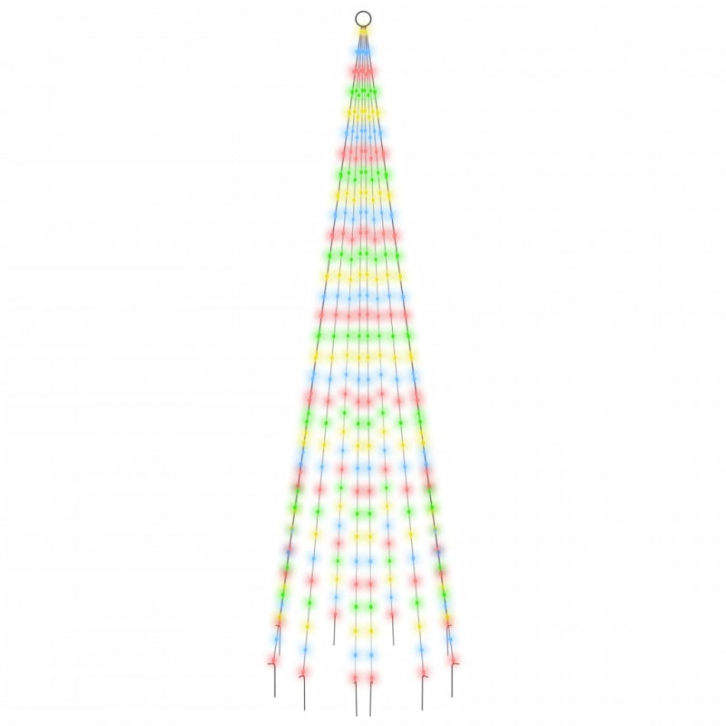 Choinka do montażu na maszcie, 310 kolorowych LED, 300 cm