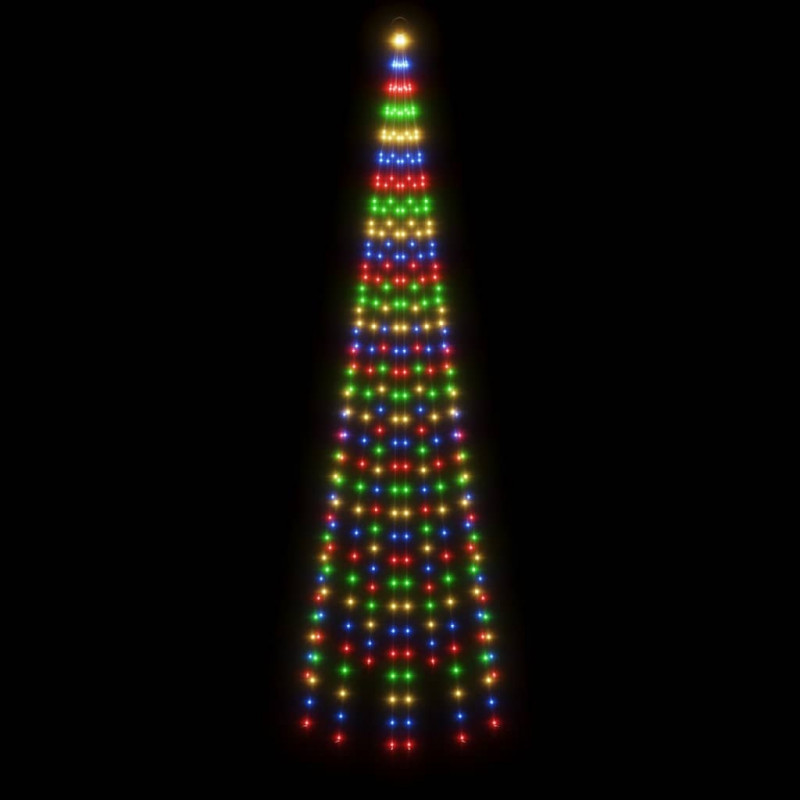 Choinka do montażu na maszcie, 310 kolorowych LED, 300 cm
