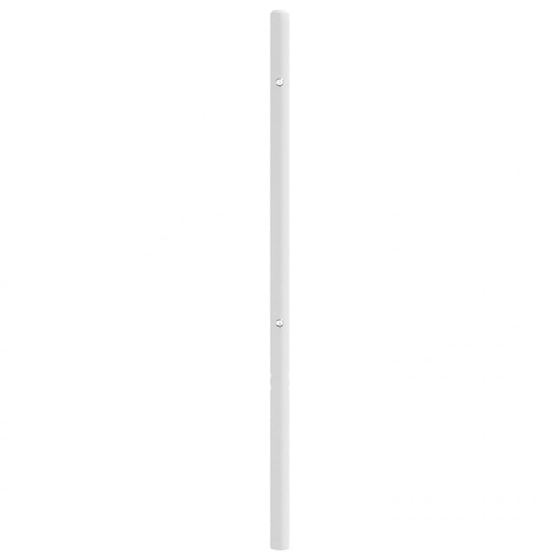 Metalowe wezgłowie, białe, 80 cm