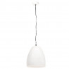 Industrialna lampa wisząca, 25 W, biała, okrągła, 42 cm, E27