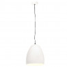 Industrialna lampa wisząca, 25 W, biała, okrągła, 42 cm, E27