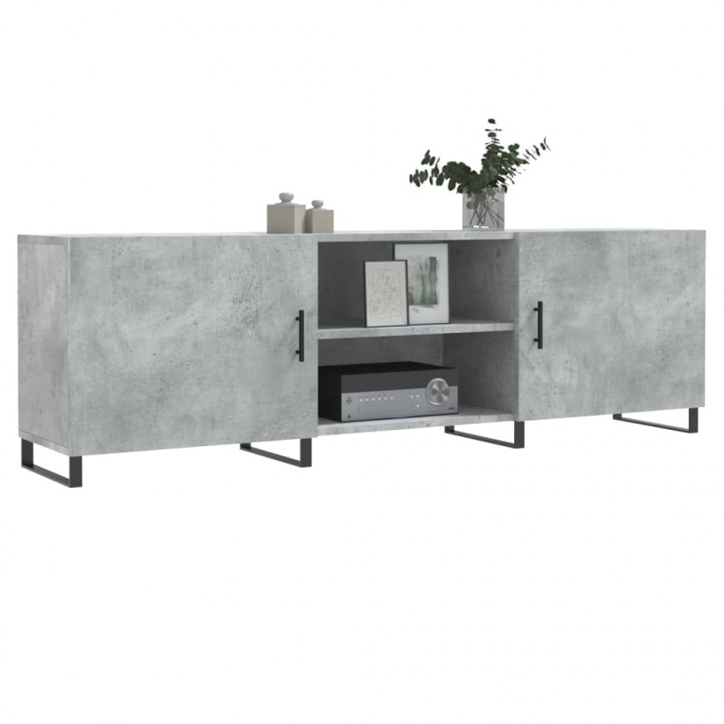 Szafka pod TV, szarość betonu, 150x30x50 cm