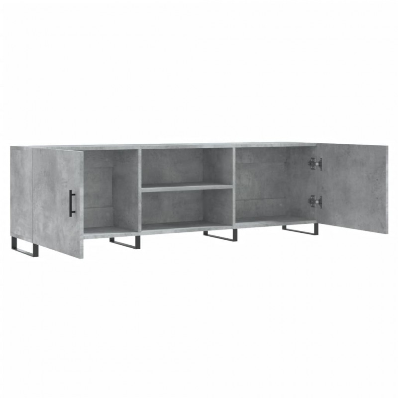 Szafka pod TV, szarość betonu, 150x30x50 cm