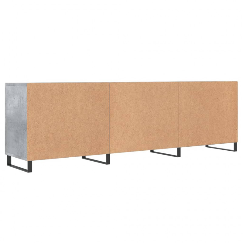 Szafka pod TV, szarość betonu, 150x30x50 cm