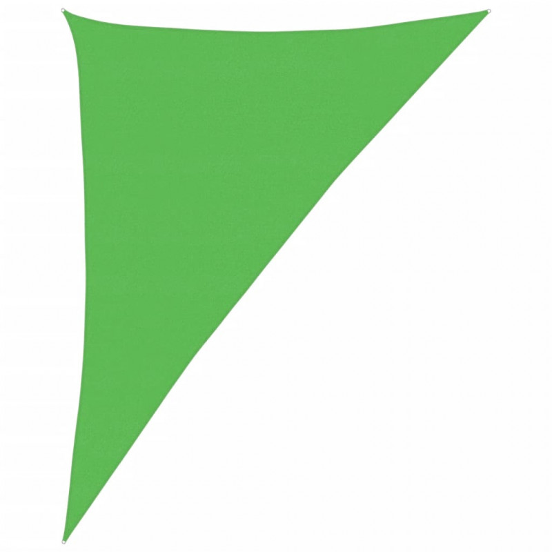 Żagiel przeciwsłoneczny, 160g/m², jasnozielony, 4x5x6,8m, HDPE