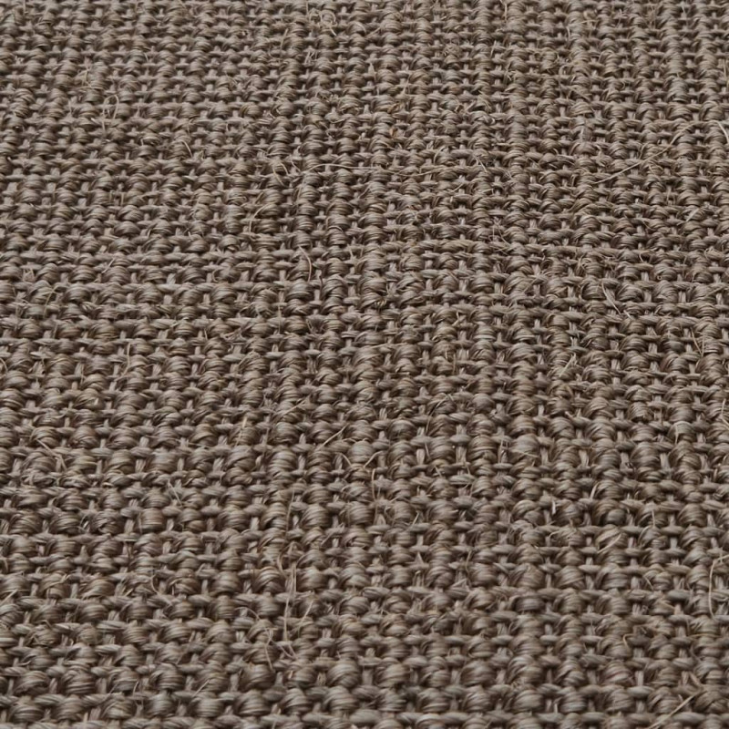 Dywanik, naturalny sizal, 80x150 cm, brązowy