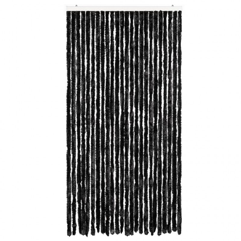 Zasłona przeciwko owadom, antracytowa, 100x220 cm, szenil
