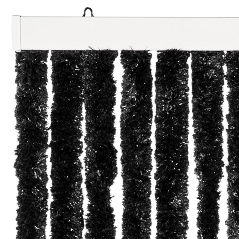 Zasłona przeciwko owadom, antracytowa, 100x220 cm, szenil