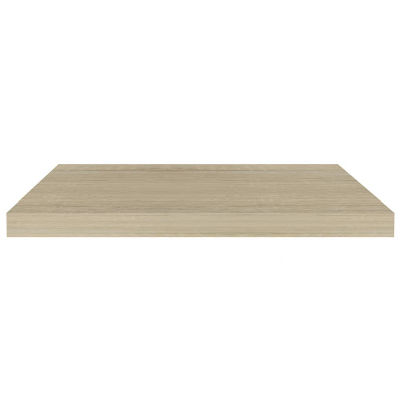 Półka ścienna, kolor dębowy, 60x23,5x3,8 cm, MDF