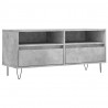 Szafka pod TV, szarość betonu, 100x34,5x44,5 cm