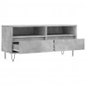 Szafka pod TV, szarość betonu, 100x34,5x44,5 cm
