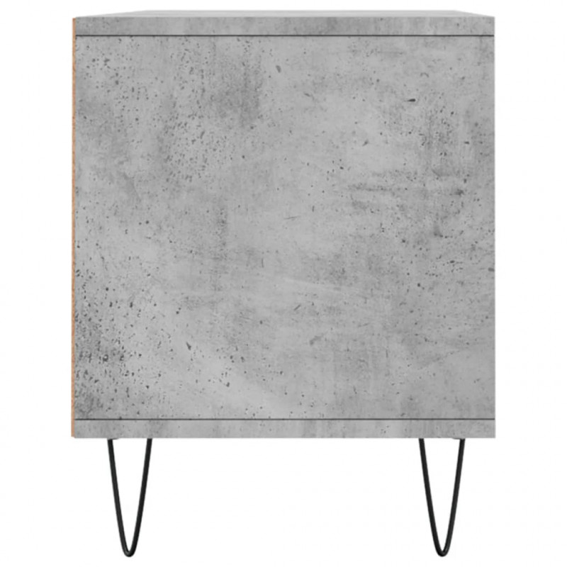 Szafka pod TV, szarość betonu, 100x34,5x44,5 cm