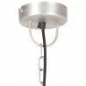 Industrialna lampa wisząca, 25 W, srebrna, okrągła, 30 cm, E27