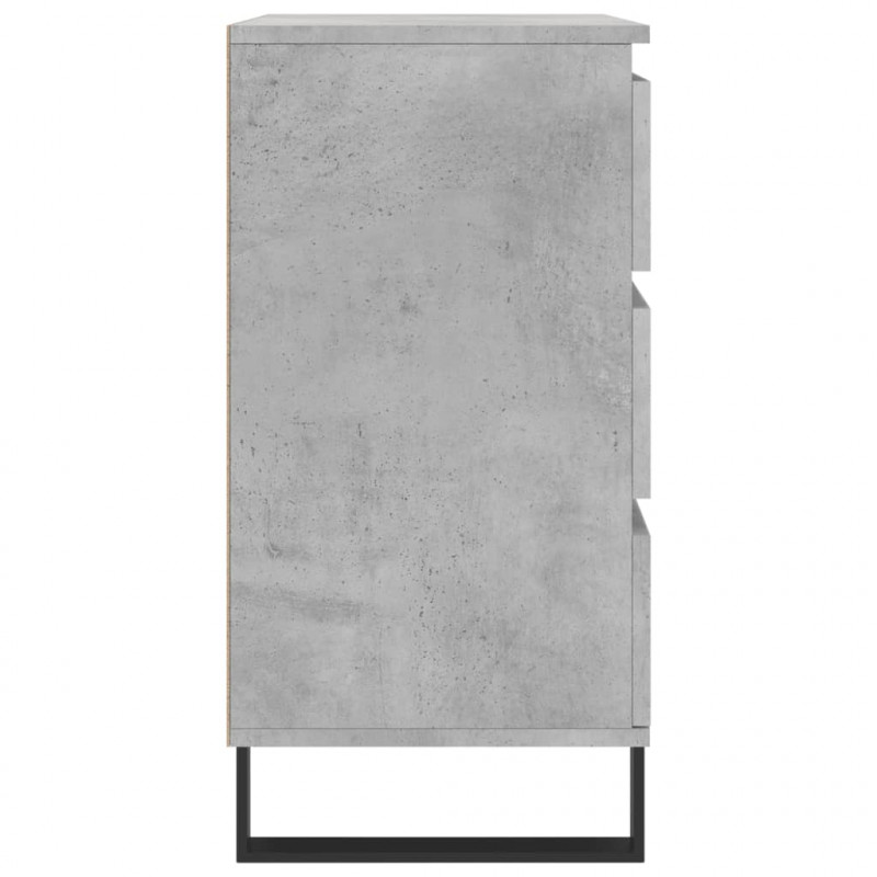 Komoda, szarość betonu, 60x35x70 cm, materiał drewnopochodny