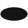 Stolik kawowy, czarny, 110x55x45 cm, lite drewno sosnowe